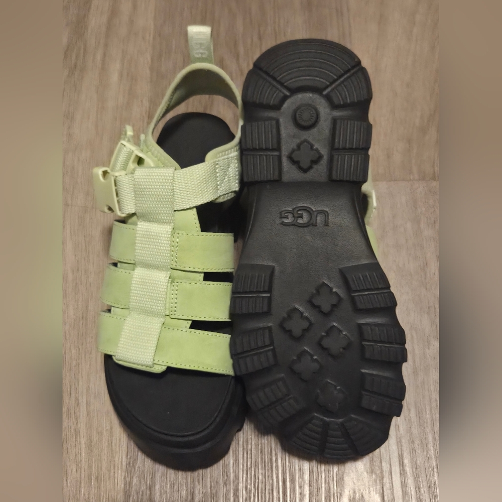 UGG Light Green Platform Sandals - image 3